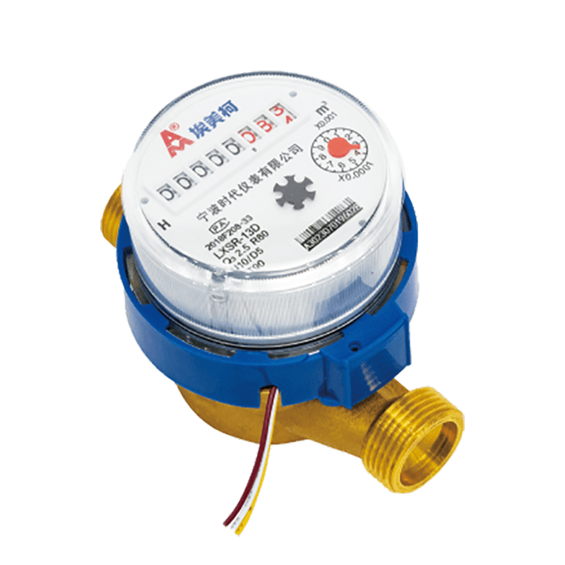 Meter air jet tunggal dengan dorongan hati Meter air jet tunggal dengan dorongan hati